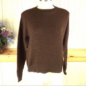 VINTAGE 70s/80s Dark Brown Sweater